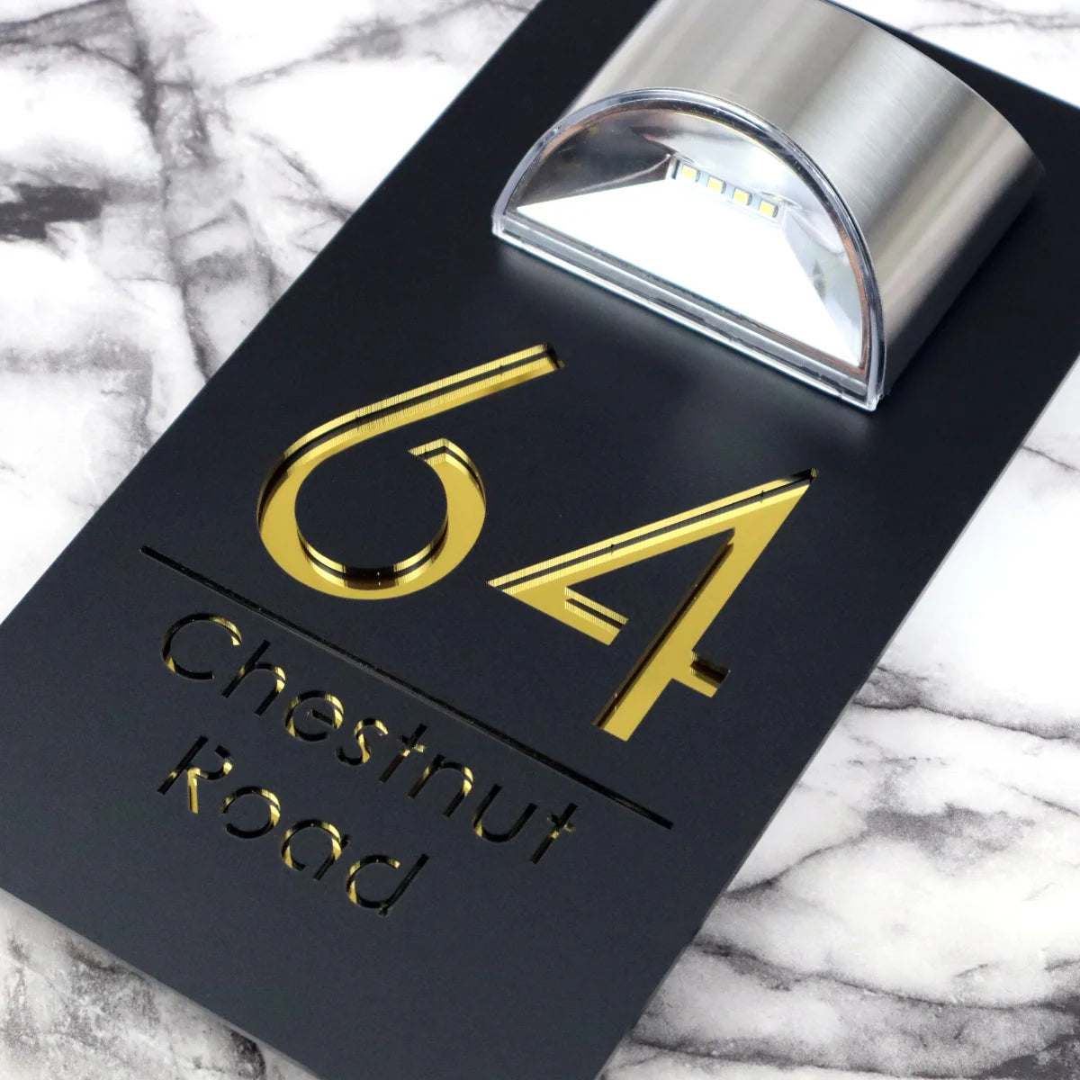 Bellissima LED A4 House Sign (BLACK)