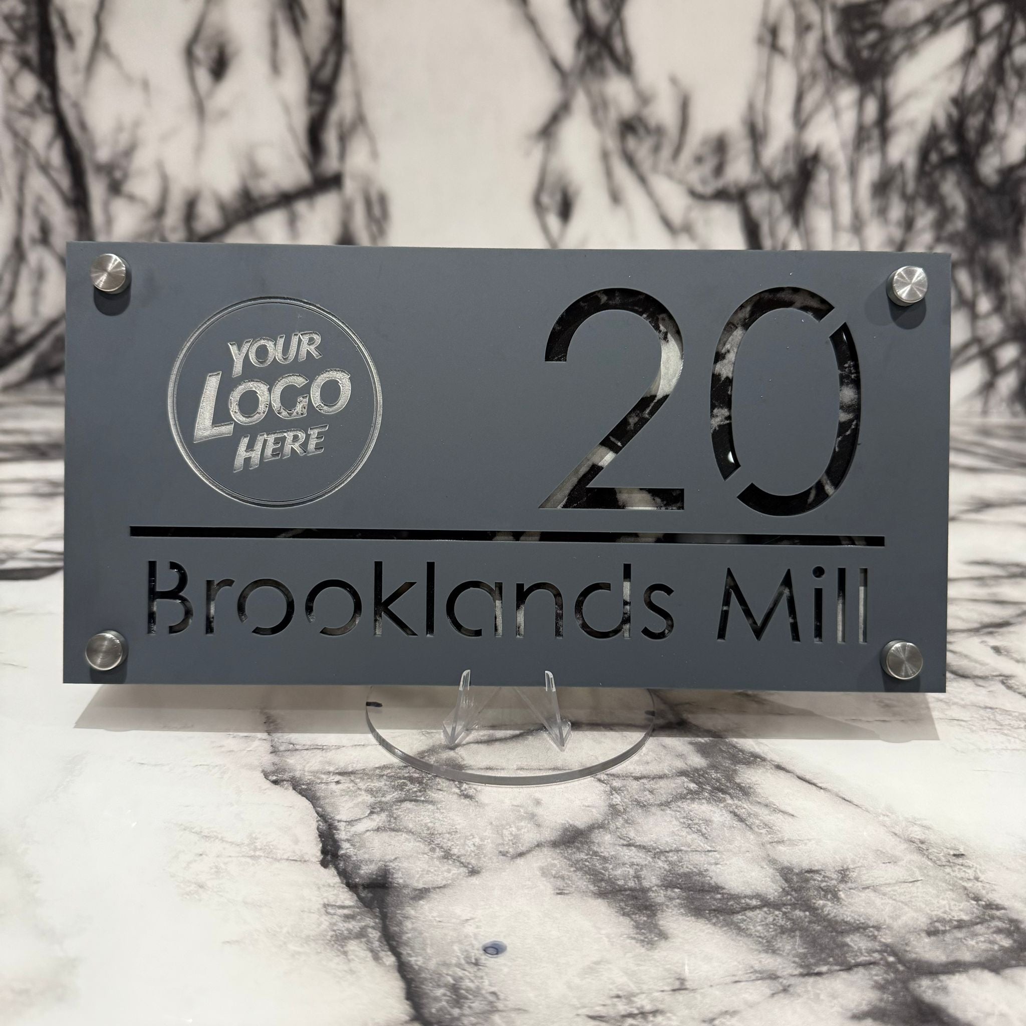 Personalised Luxe Any Logo Door Sign
