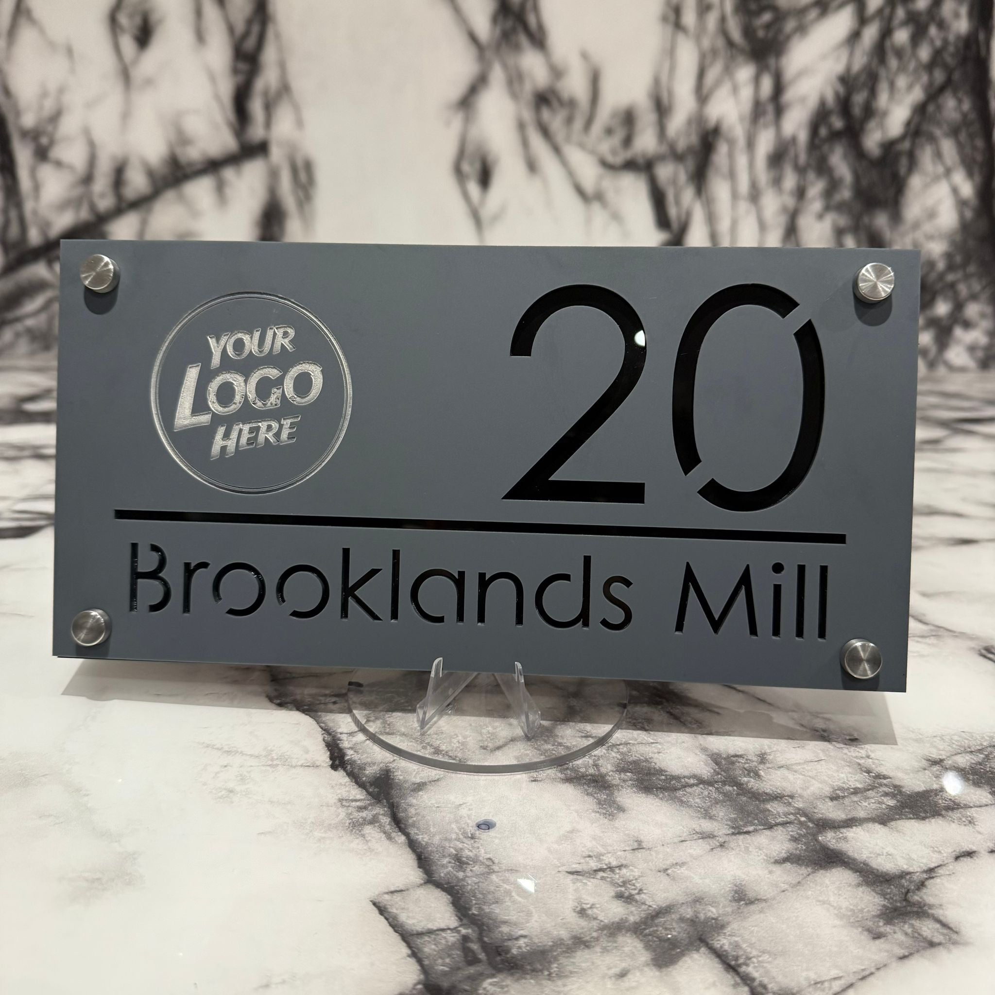 Personalised Luxe Any Logo Door Sign