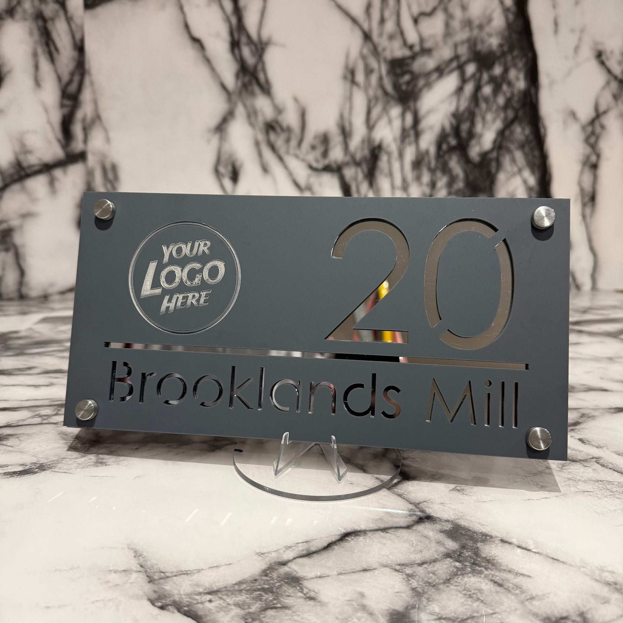 Personalised Luxe Any Logo Door Sign