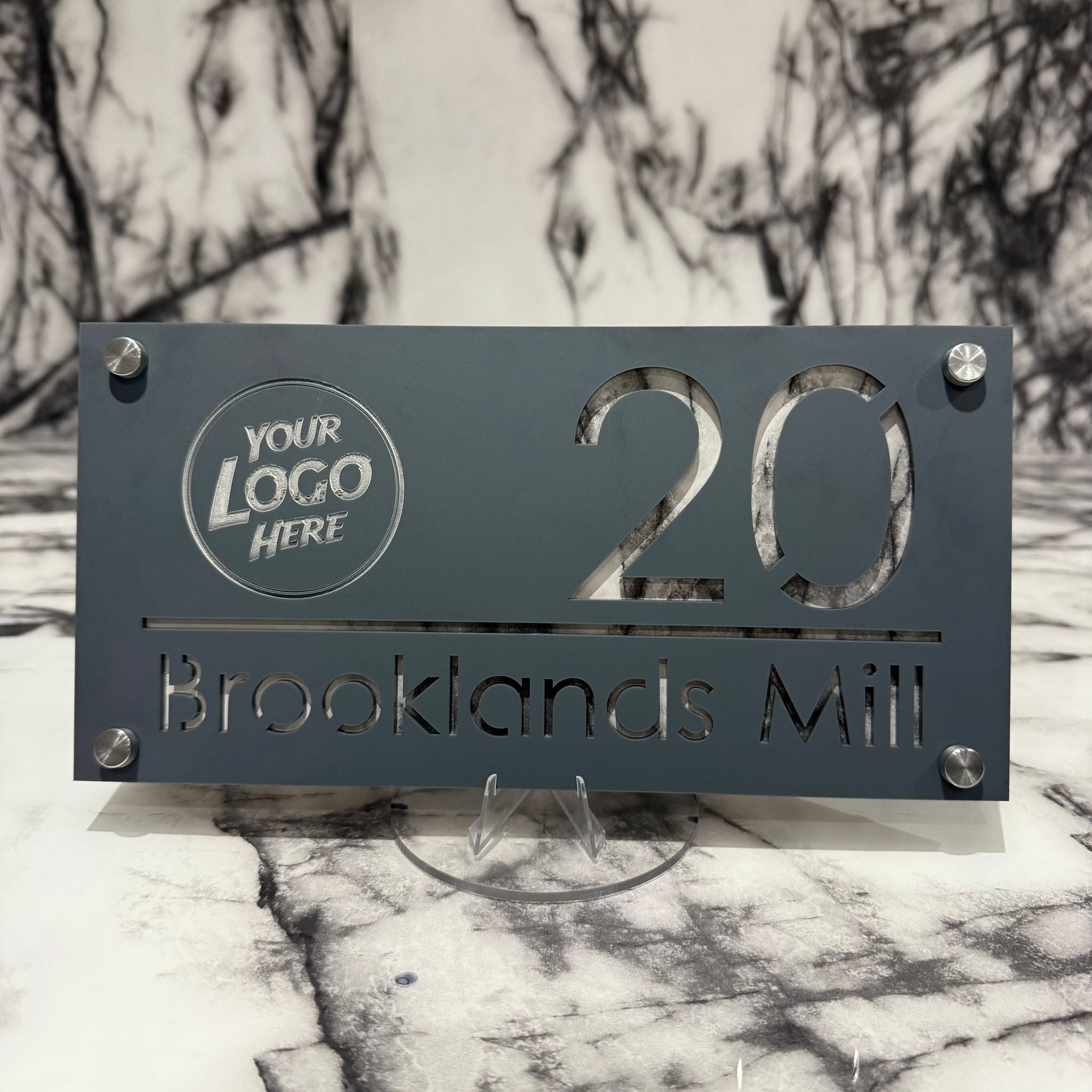 Personalised Luxe Any Logo Door Sign