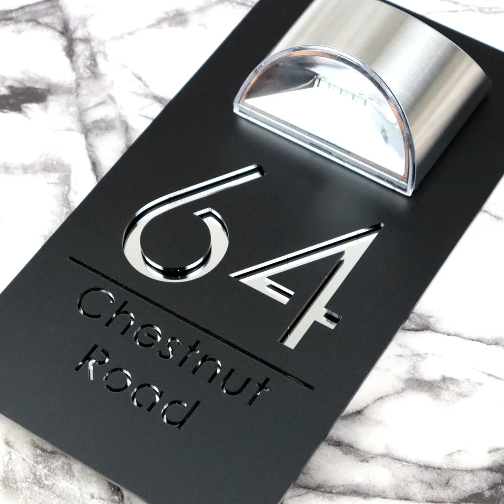 Bellissima LED A4 House Sign (BLACK)