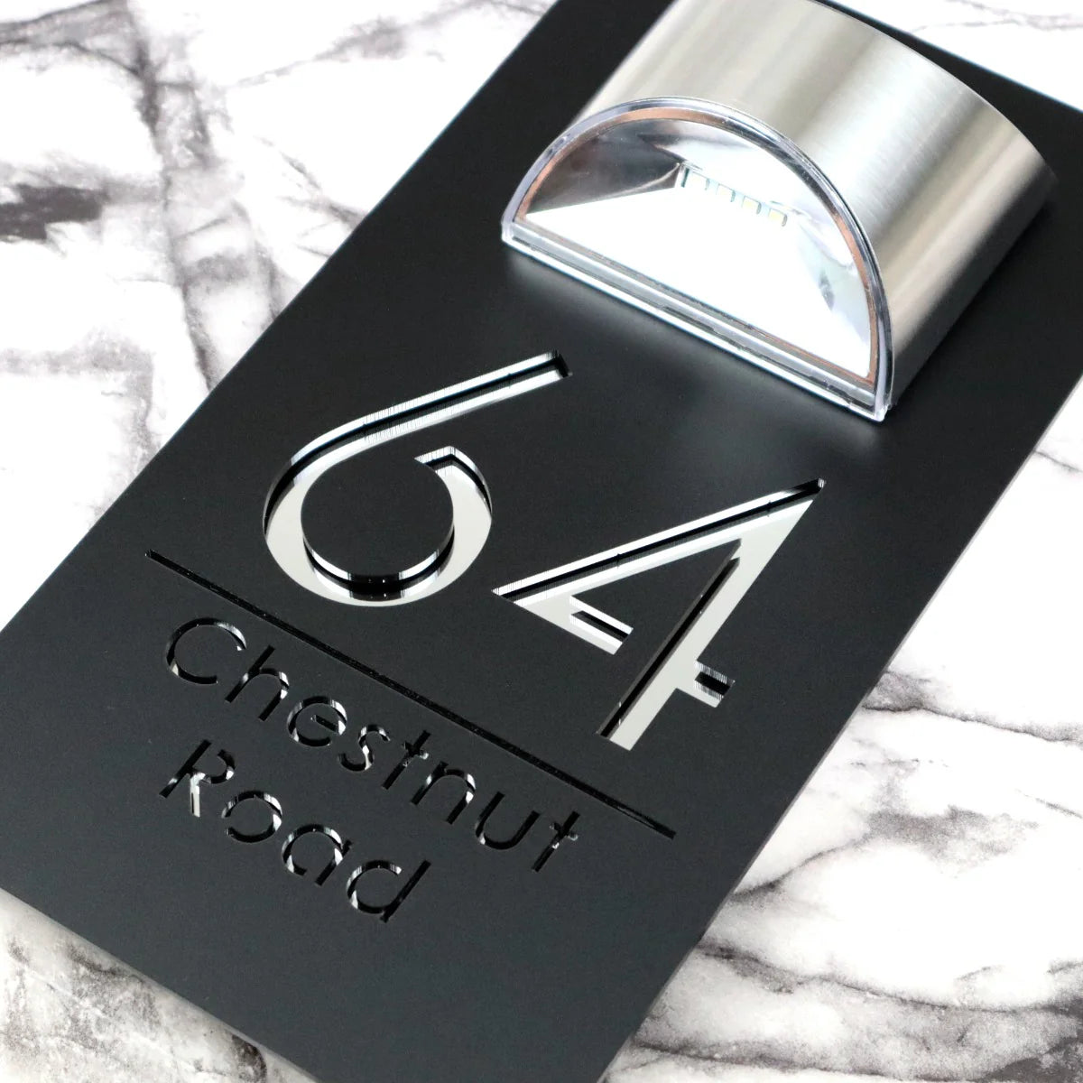 Bellissima LED A4 House Sign (BLACK)