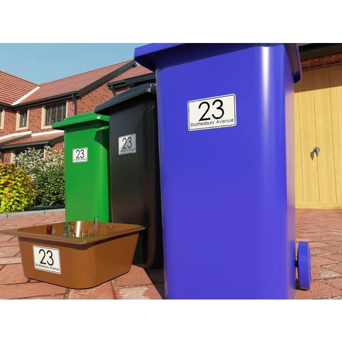 Personalized Bin Numbers