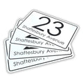 Personalised Bin Numbers (Pack of 4)