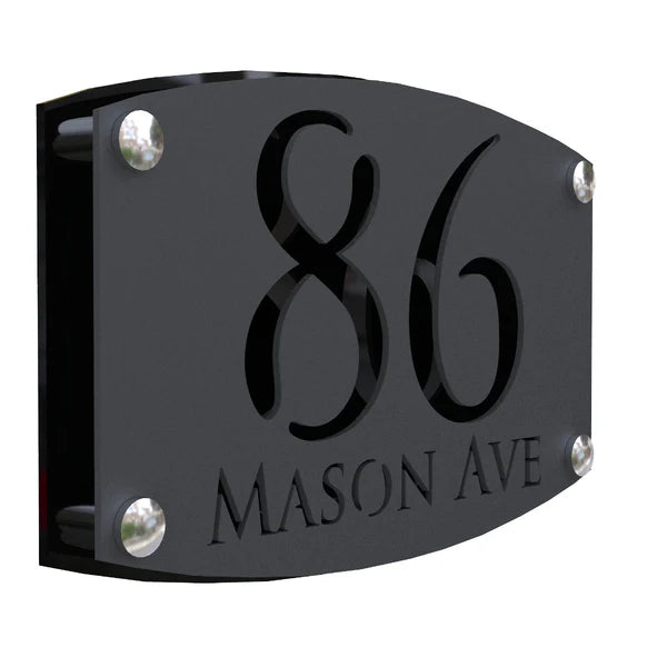 Mr Plaques Carino A4 F32 Floating House Sign 280 × 180mm