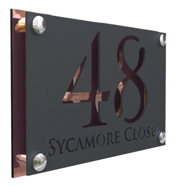 Mr Plaques Simpatico A4 F32 Floating House Sign 280 × 180mm