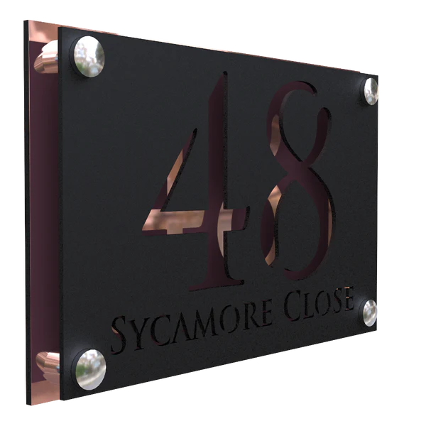 Mr Plaques Simpatico A4 F32 Floating House Sign 280 × 180mm