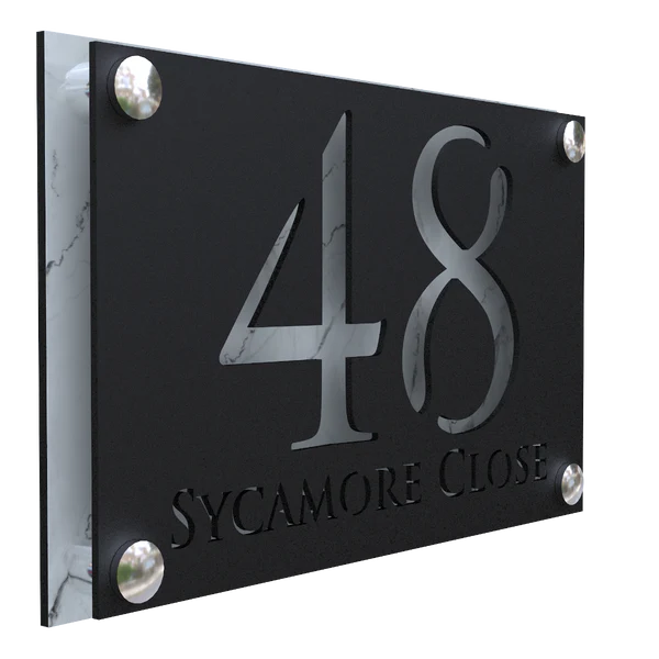 Mr Plaques Simpatico A4 F32 Floating House Sign 280 × 180mm