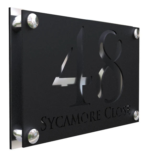 Mr Plaques Simpatico A4 F32 Floating House Sign 280 × 180mm