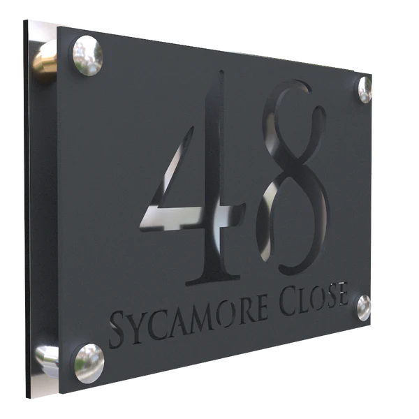 Mr Plaques Simpatico A4 F32 Floating House Sign 280 × 180mm