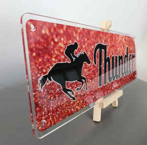 Thunder Red Glitter