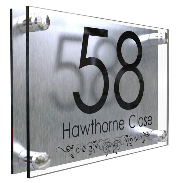 Mr Plaques Decorative A4 House Sign