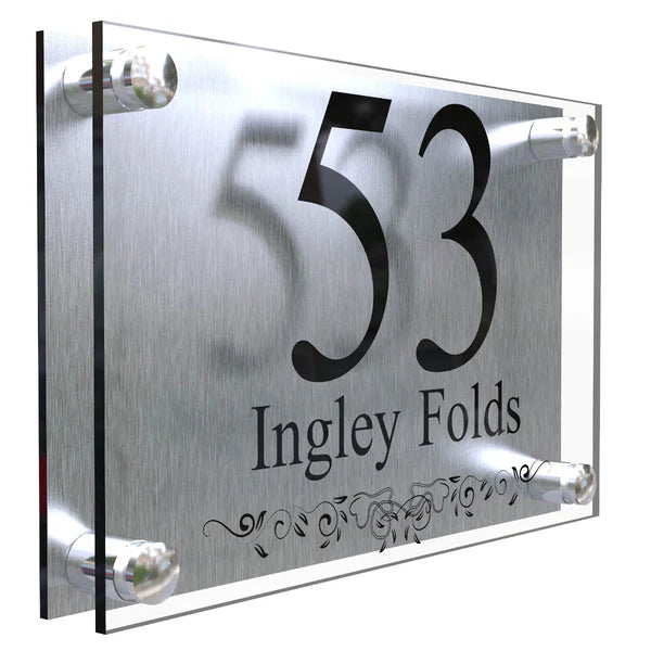 Mr Plaques Decorative A4 House Sign