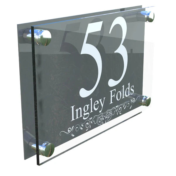 Mr Plaques Decorative A4 House Sign