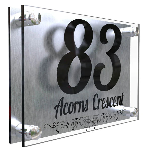 Mr Plaques Decorative A4 House Sign