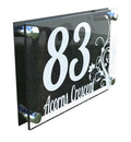 Mr Plaques Decorative A4 House Sign (Flower)