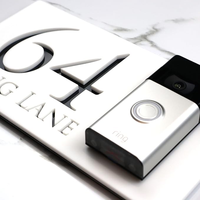 Mr Plaques Personalised Door Bell House Sign (RH)