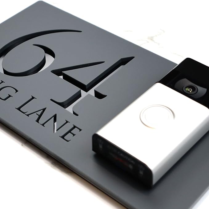 Mr Plaques Personalised Door Bell House Sign (RH)