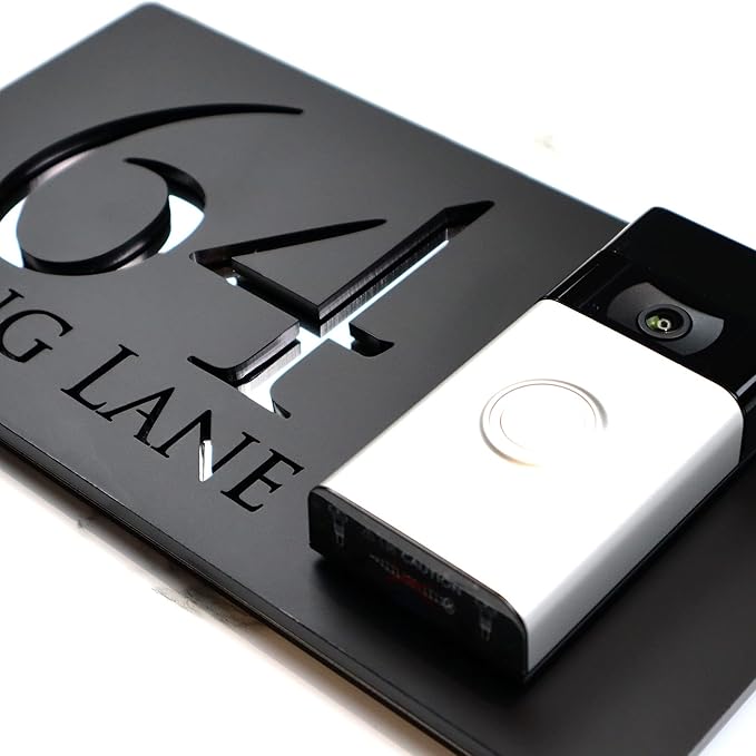 Mr Plaques Personalised Door Bell House Sign (RH)