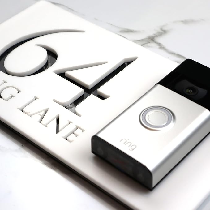 Mr Plaques Personalised Door Bell House Sign (RH)