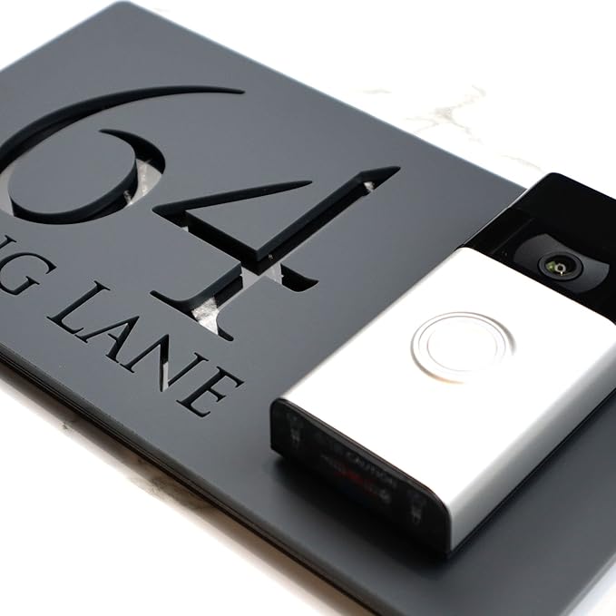 Mr Plaques Personalised Door Bell House Sign (RH)