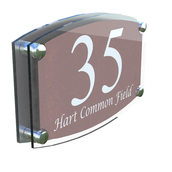 Mr Plaques Esteem A4 House Sign