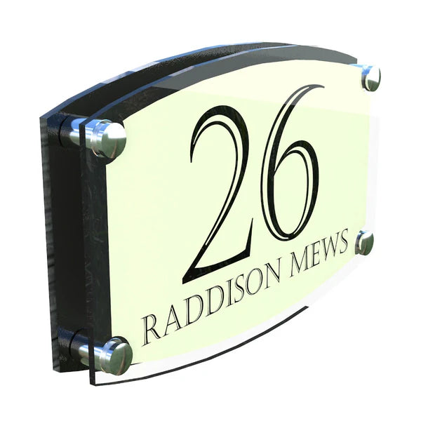 Mr Plaques Esteem A4 House Sign