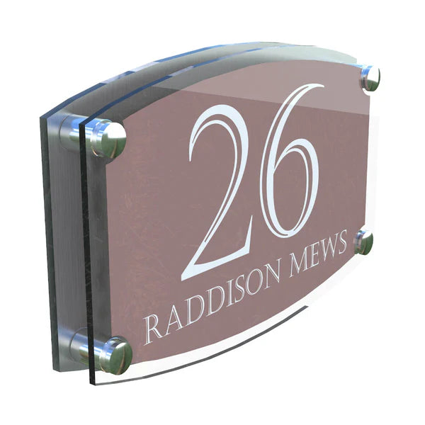Mr Plaques Esteem A4 House Sign