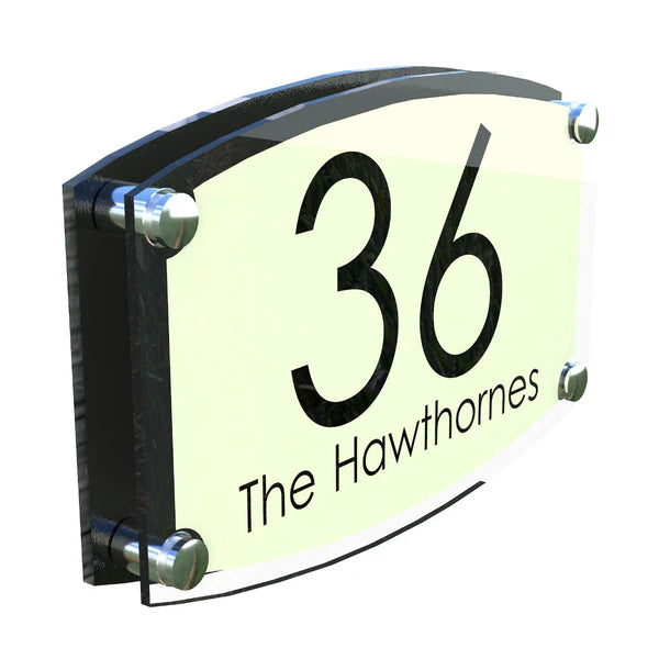 Mr Plaques Esteem A4 House Sign