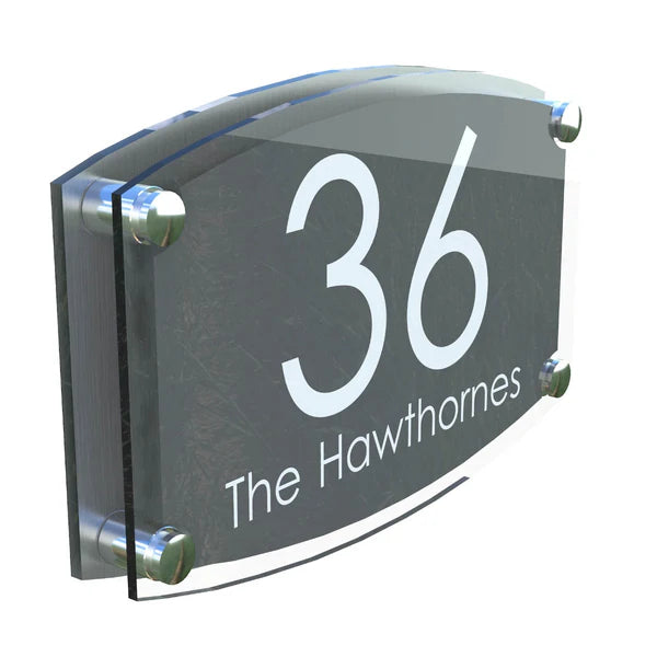 Mr Plaques Esteem A4 House Sign