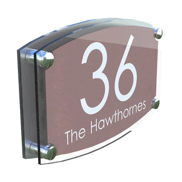 Mr Plaques Esteem A4 House Sign