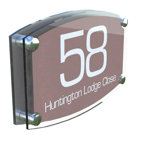 Mr Plaques Esteem A4 House Sign
