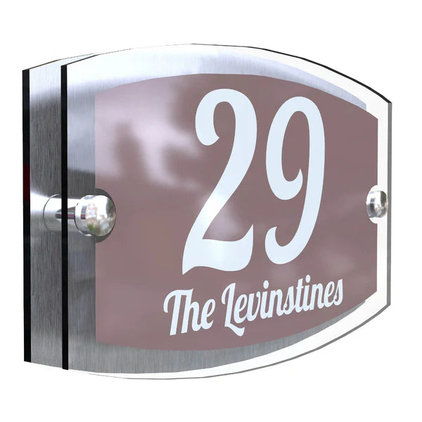 Mr Plaques Esteem A5 Front Door House Number Sign  200 × 130mm