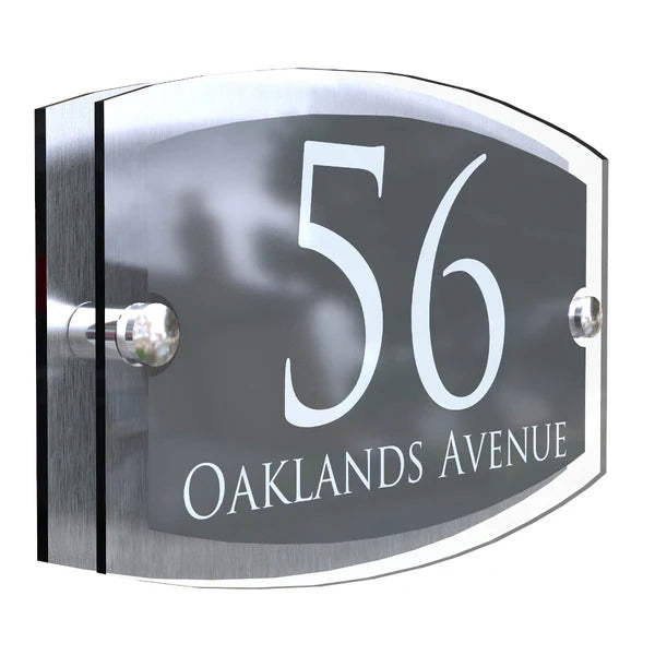 Mr Plaques Esteem A5 Front Door House Number Sign  200 × 130mm