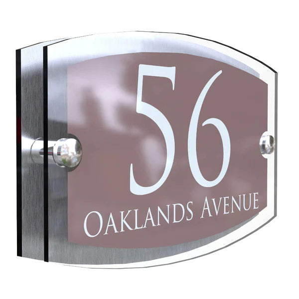 Mr Plaques Esteem A5 Front Door House Number Sign  200 × 130mm