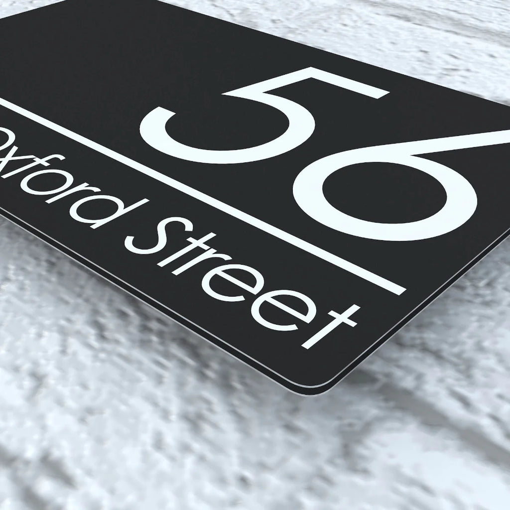 Exalted H1 A5 House Sign