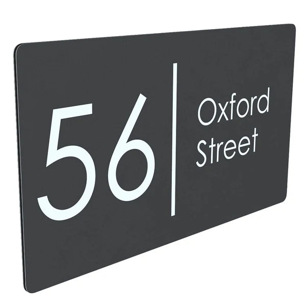 Mr Plaques Exalted EXA4-C-H2-27W-A Floating House Sign 280 × 160mm