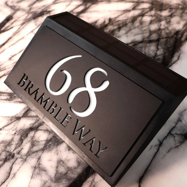 Mr Plaques La Luce H3 A4 House Sign 280 × 180mm