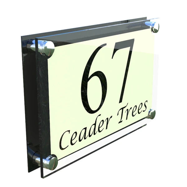 Mr Plaques Paramount A4 House Sign