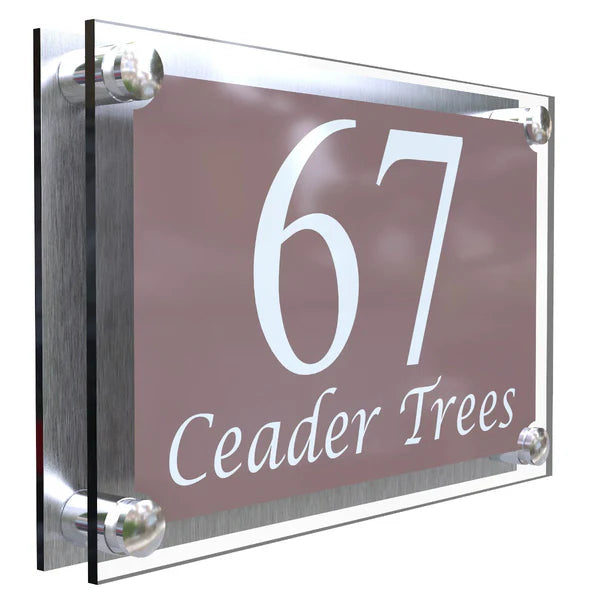 Mr Plaques Paramount A4 House Sign