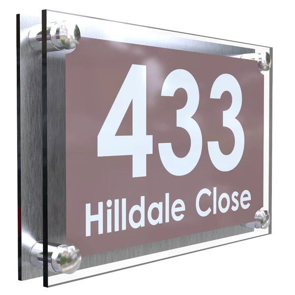Mr Plaques Paramount A4 House Sign