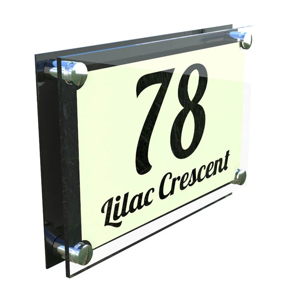 Mr Plaques Paramount A4 House Sign
