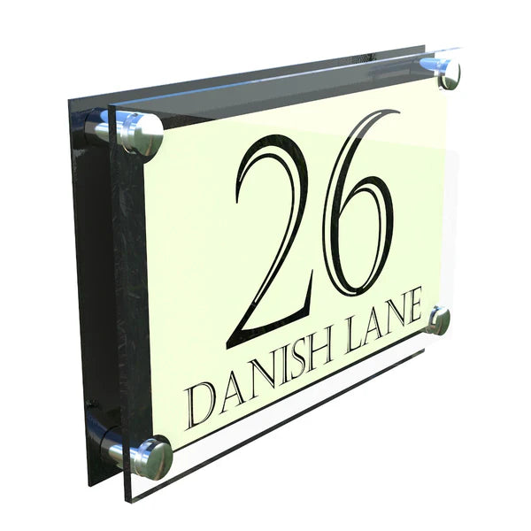Mr Plaques Paramount A4 House Sign