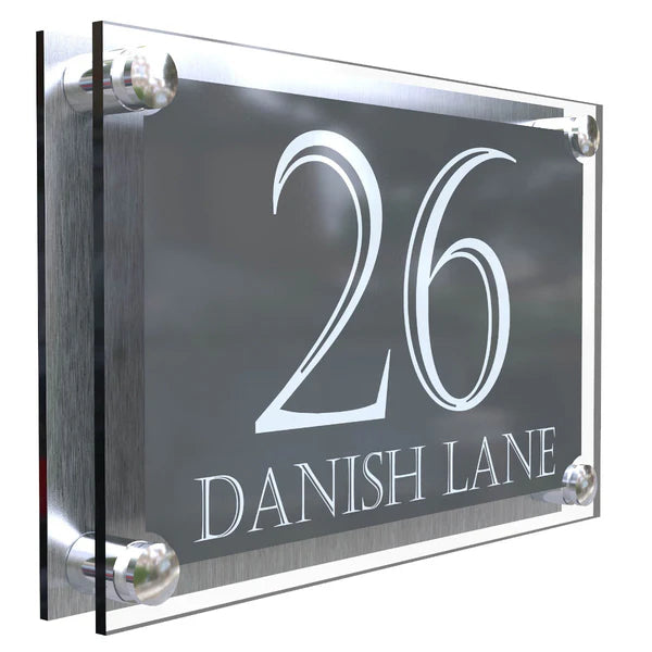 Mr Plaques Paramount A4 House Sign