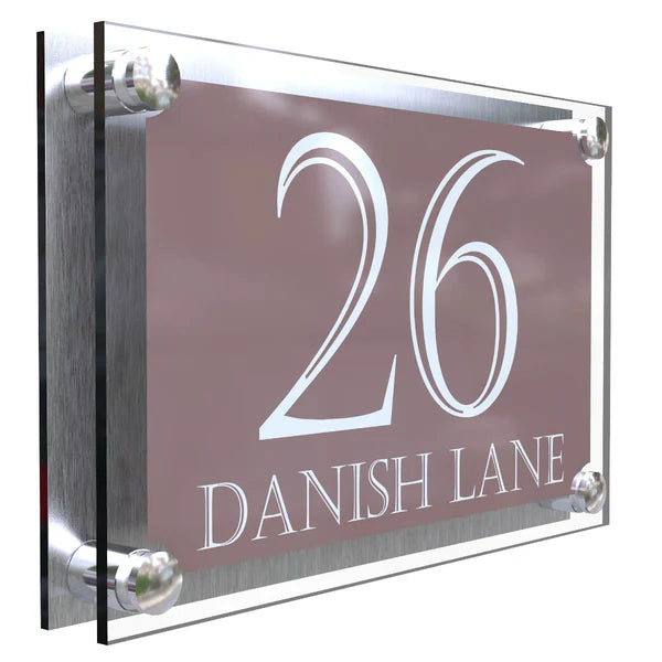 Mr Plaques Paramount A4 House Sign