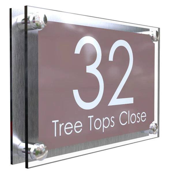 Mr Plaques Paramount A4 House Sign