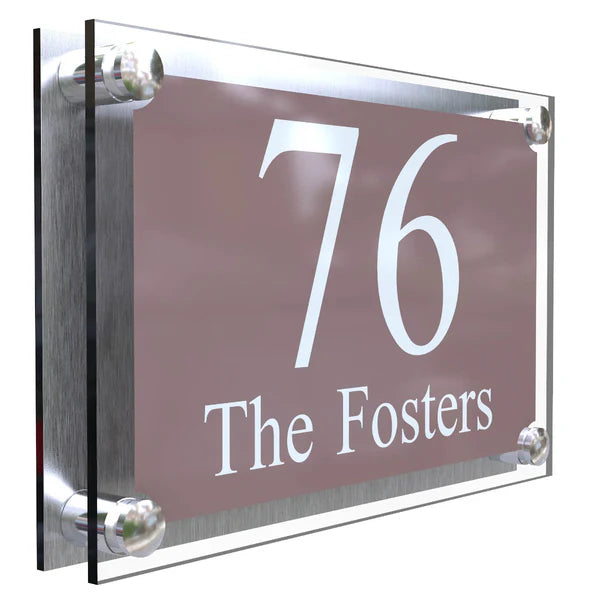 Mr Plaques Paramount A4 House Sign