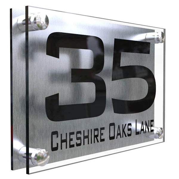 Mr Plaques Prestige A4 House Sign
