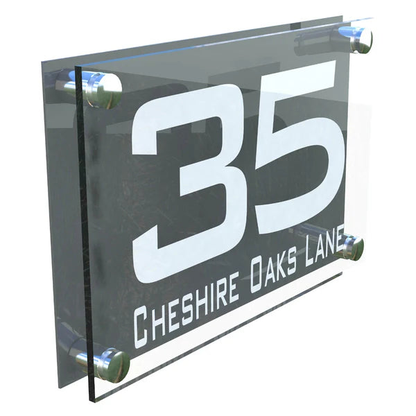 Mr Plaques Prestige A4 House Sign